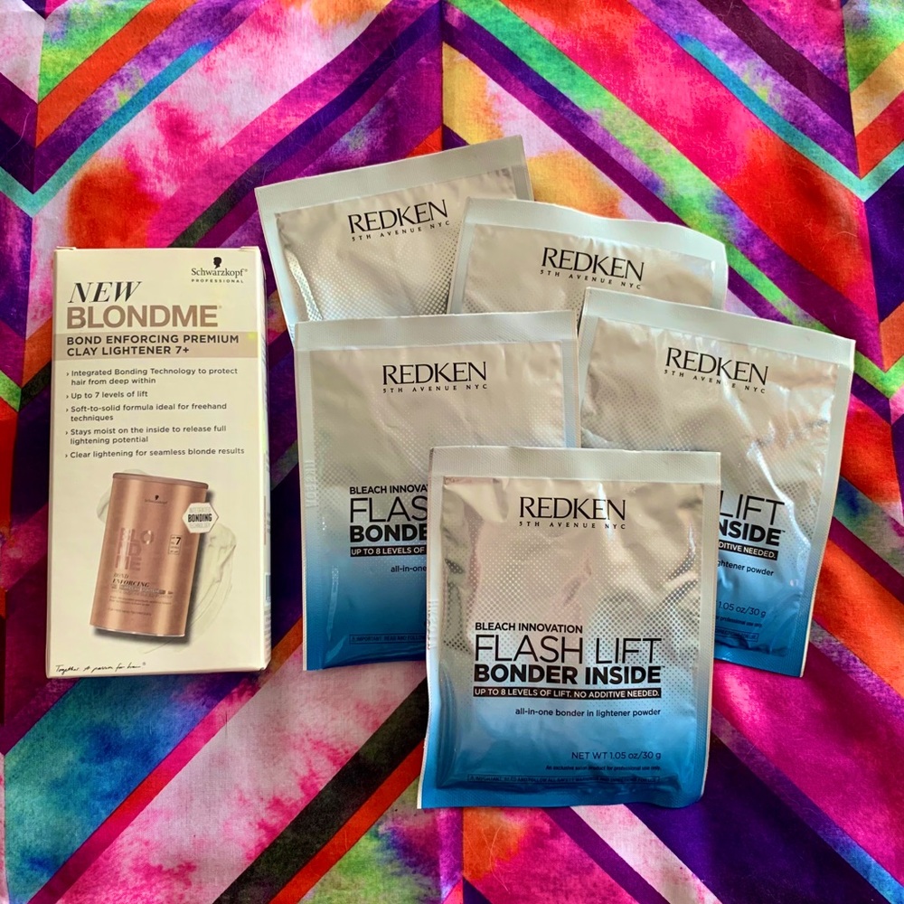 Redken Flash Lift & Schwarzkopf Blondme Lightener